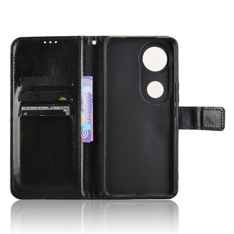 Kožený Kryt Vivo V50 5g Okázalá Umělá Kůže