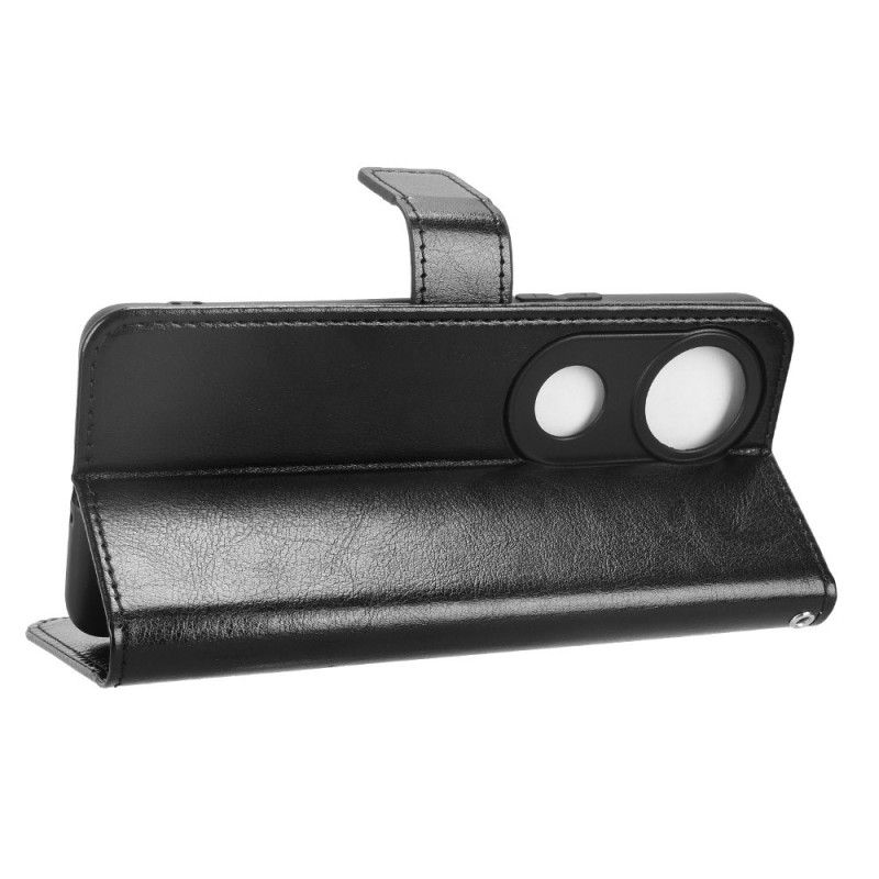 Kožený Kryt Vivo V50 5g Okázalá Umělá Kůže