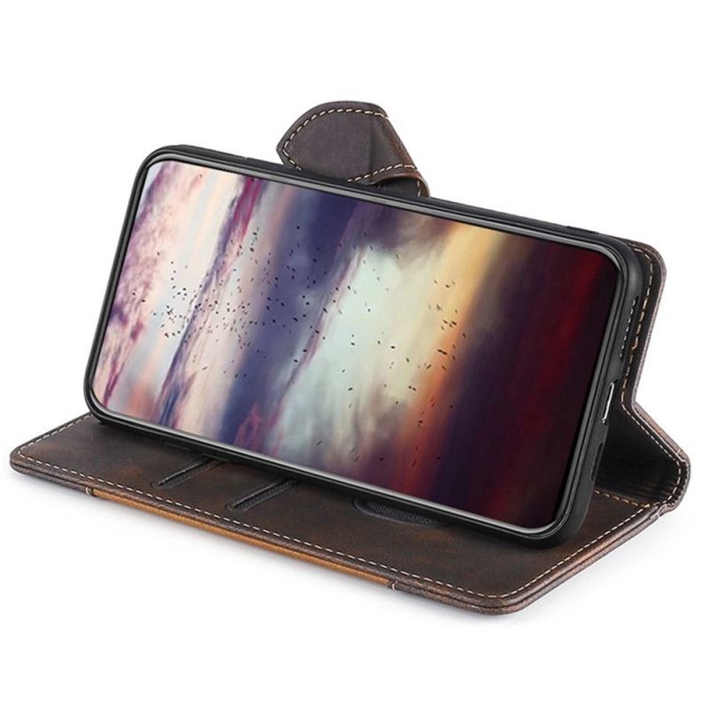 Peněženková Pouzdra Vivo V50 5g Kryty Na Mobil Dvoubarevný Květinový Vzor