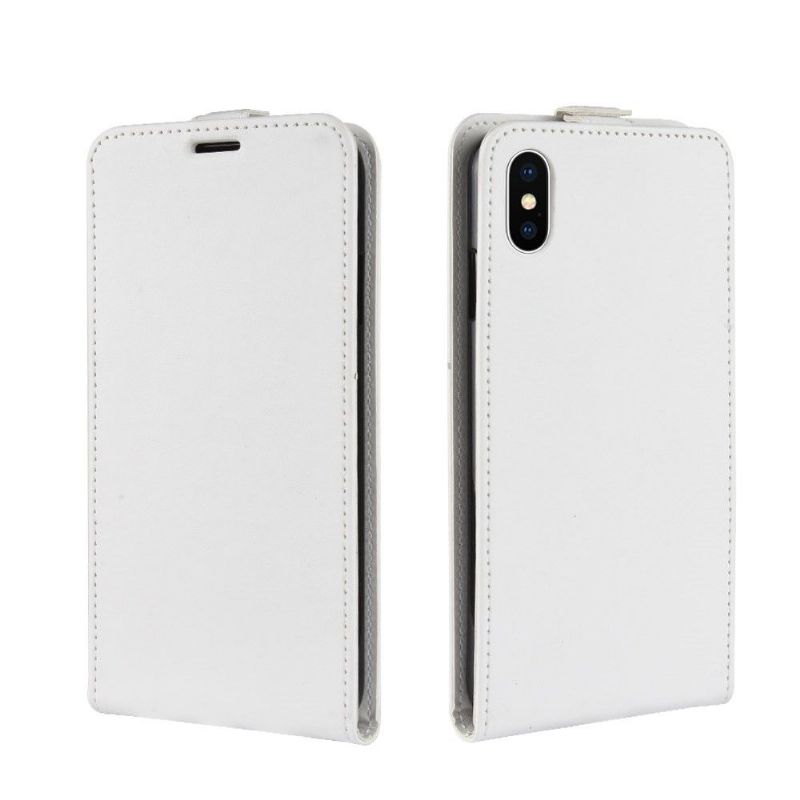Flipové Pouzdro Na iPhone XS Max Kožené Pouzdro Vertikální Umělá Kůže