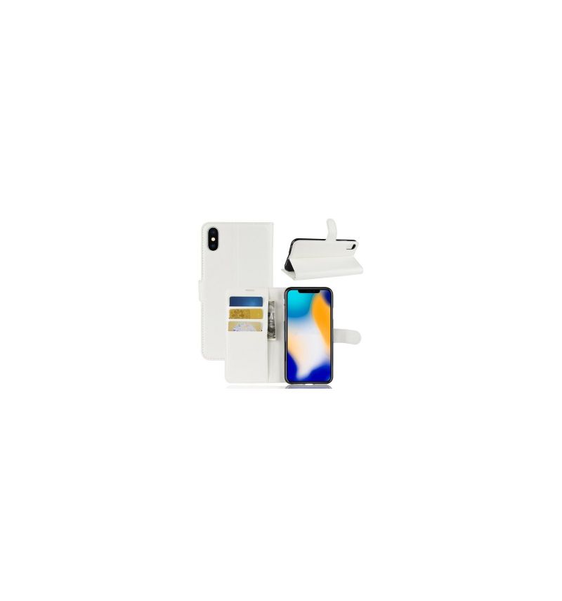 Flipové Pouzdro Na iPhone XS Max Stylový Kožený Držák Na Karty