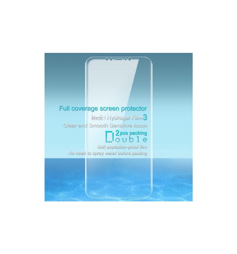 Hydrogelová Ochrana Displeje iPhone Xs Max S Plnou Ochranou (X2)