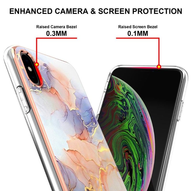 Kryt Na iPhone XS Max Barevný Mramor