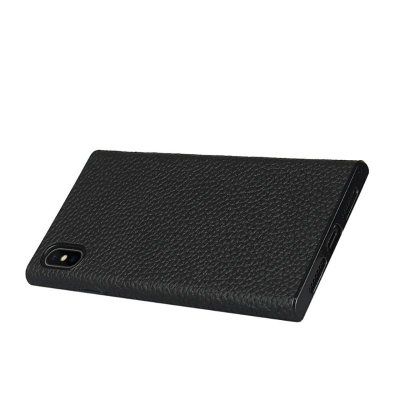 Kryt Na iPhone XS Max Kožený Efekt S Řemínkem