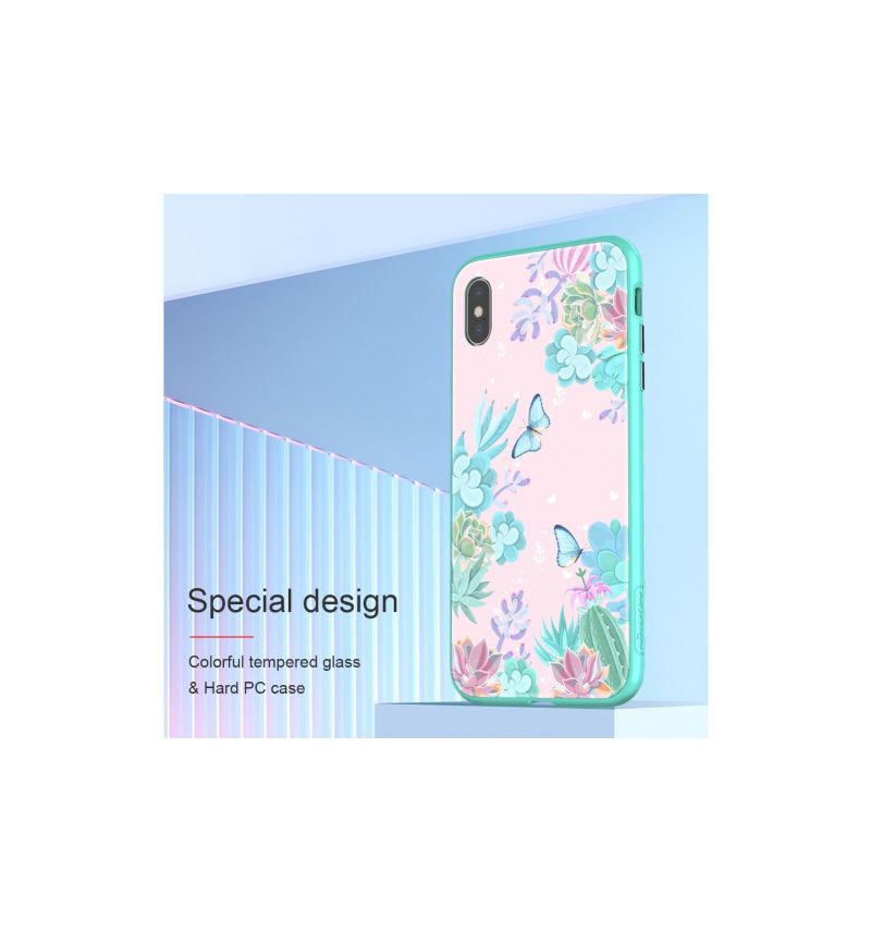 Kryt Na iPhone XS Max Květinové Pouzdro