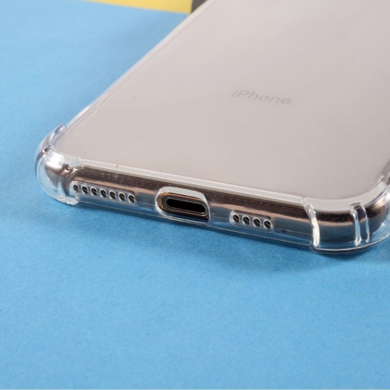 Kryt Na iPhone XS Max Transparentní Zesílené Úhelníky