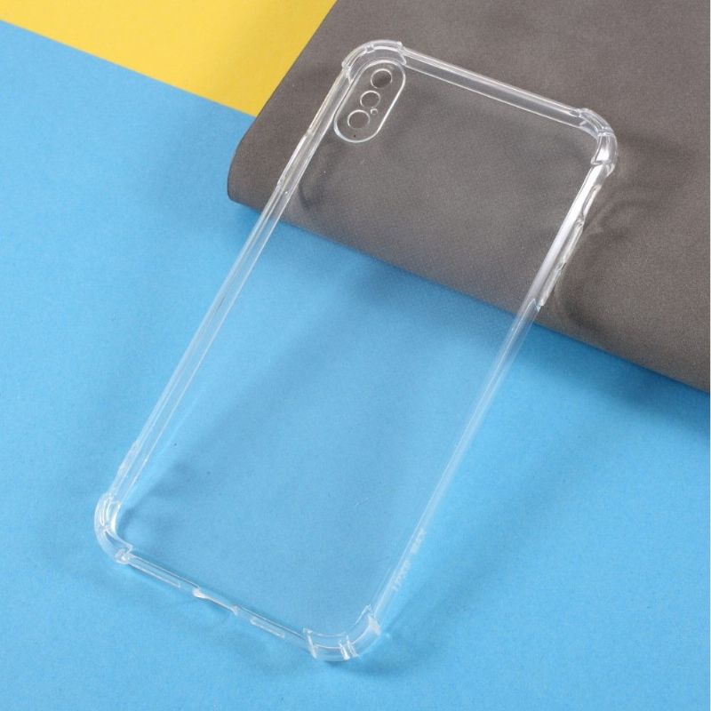 Kryt Na iPhone XS Max Transparentní Zesílené Úhelníky
