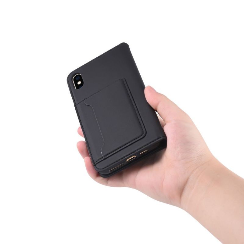 Pouzdra Na iPhone XS Max Flipové Pouzdro Měkký Dotek