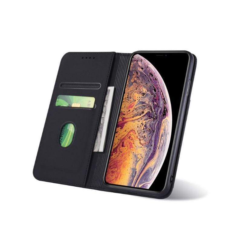 Pouzdra Na iPhone XS Max Flipové Pouzdro Měkký Dotek