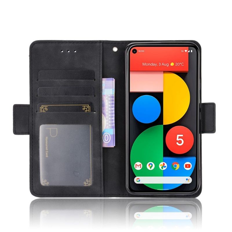 Flipové Pouzdro Na Google Pixel 5 Premium S Držitelem Karty