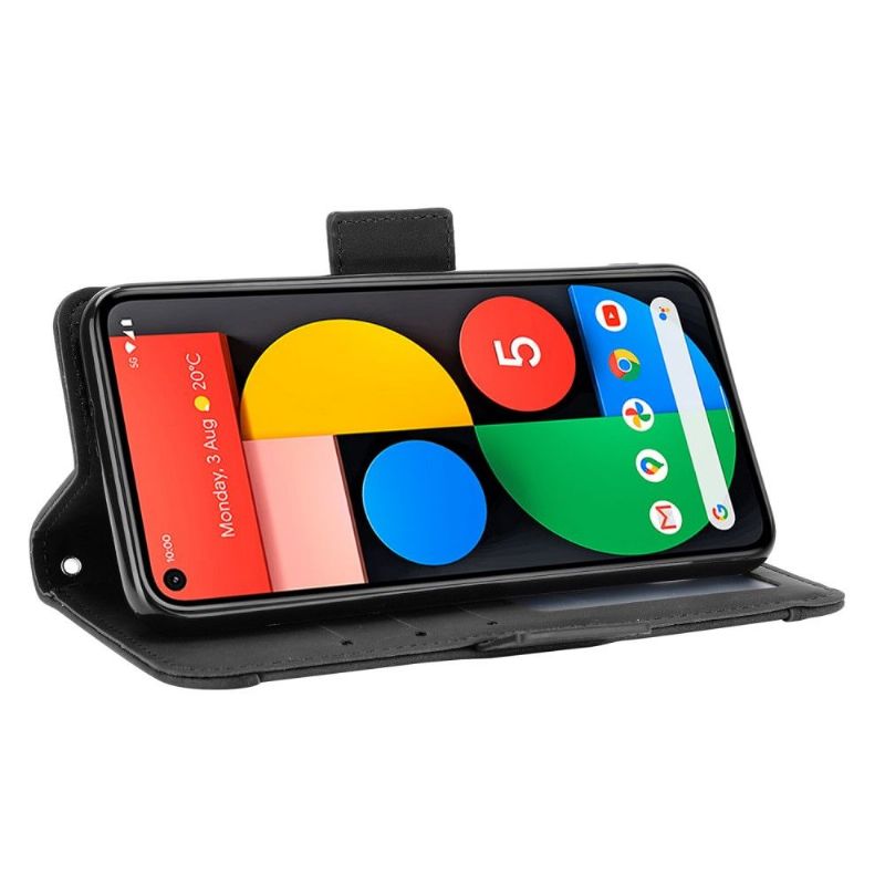 Flipové Pouzdro Na Google Pixel 5 Premium S Držitelem Karty
