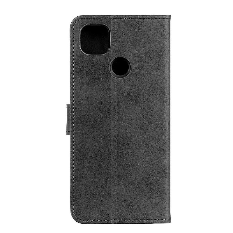 Kožené Pouzdro Na Google Pixel 5 Efekt Matné Kůže Marius