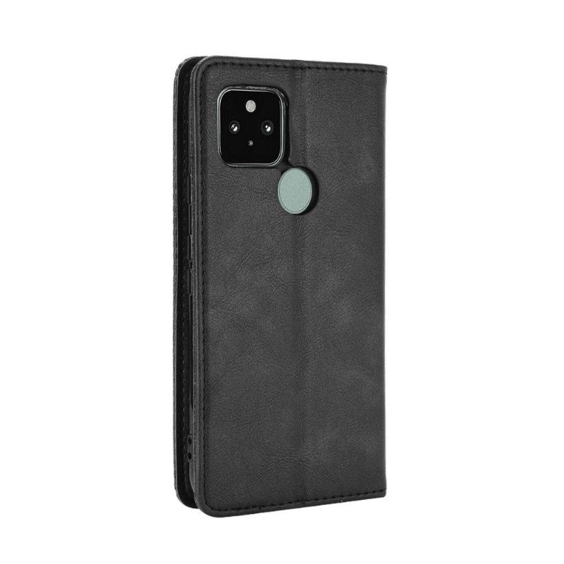Kožené Pouzdro Na Google Pixel 5 Kůže Ve Stylu Cirénius