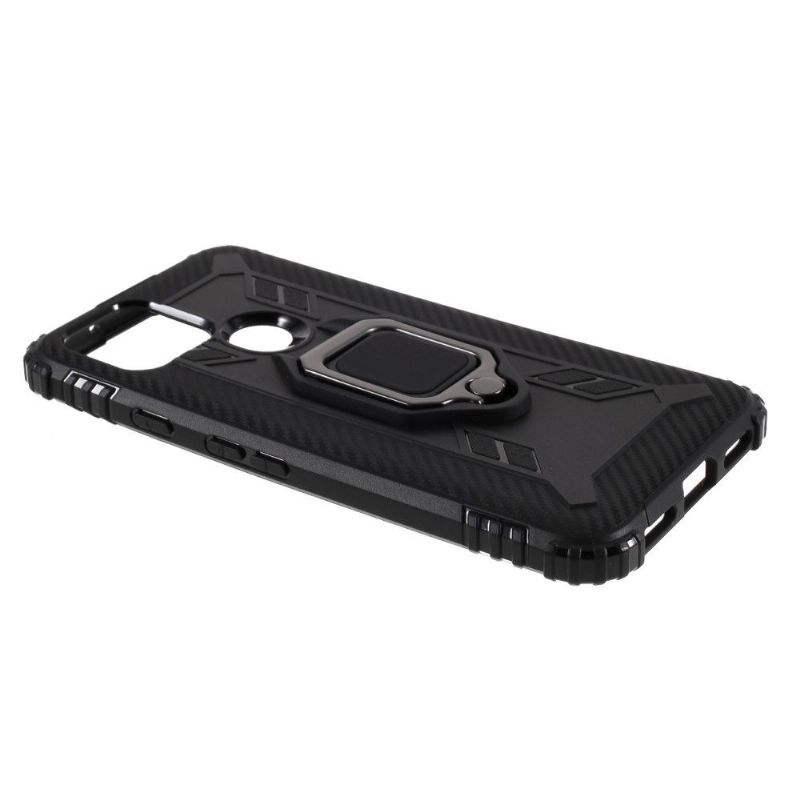 Kryt Na Google Pixel 5 Karbonový Vzhled S Opěrným Kroužkem