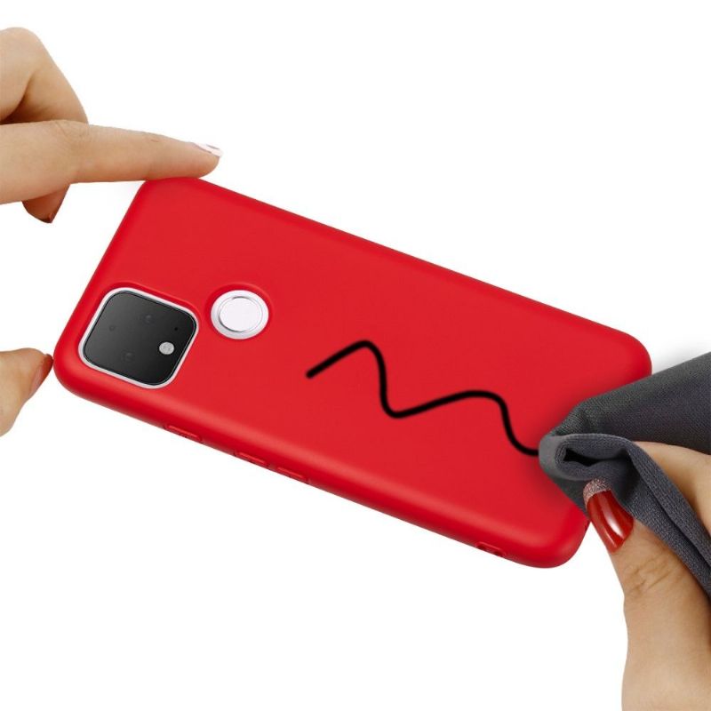 Kryt Na Google Pixel 5 Puro Tekutý Silikon