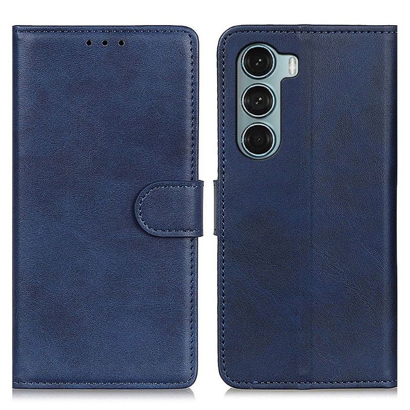 Flipové Pouzdro Na Motorola Moto G200 5G Efekt Matné Kůže Marius