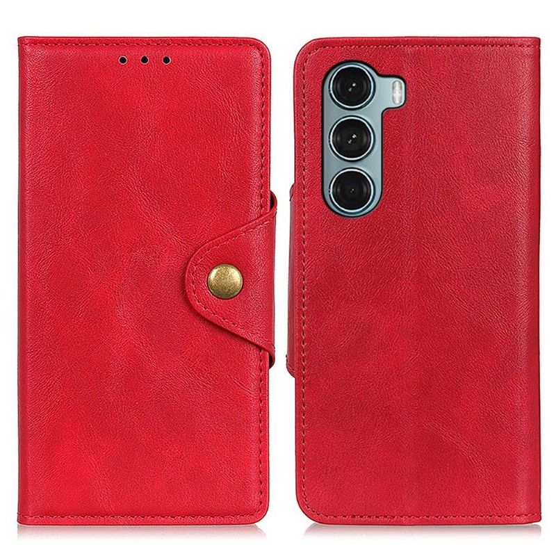 Flipové Pouzdro Na Motorola Moto G200 5G Full Protect Matná Umělá Kůže