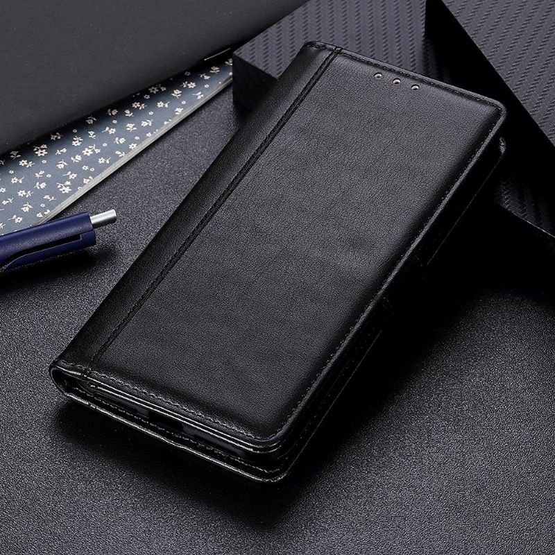 Flipové Pouzdro Na Motorola Moto G200 5G Kožené Pouzdro Umělá Kůže Cerena Folio