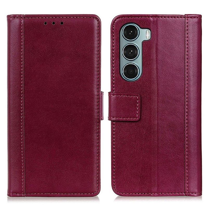 Flipové Pouzdro Na Motorola Moto G200 5G Kožené Pouzdro Umělá Kůže Cerena Folio