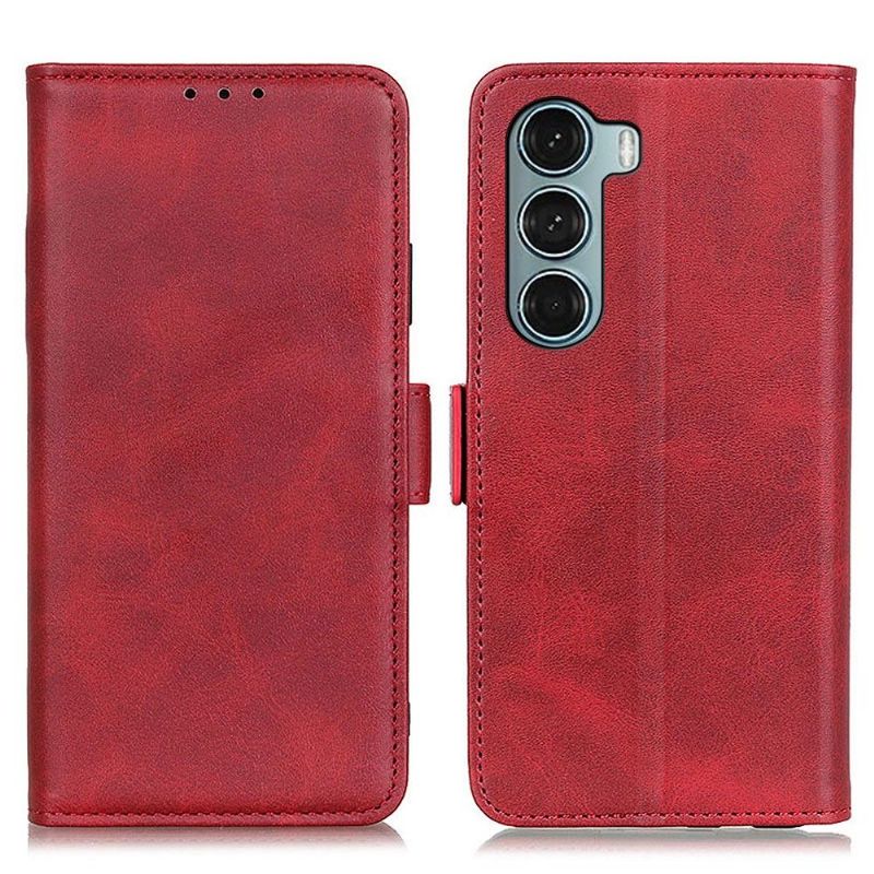 Pouzdra Na Motorola Moto G200 5G Peněženkové Pouzdro Matná Umělá Kůže