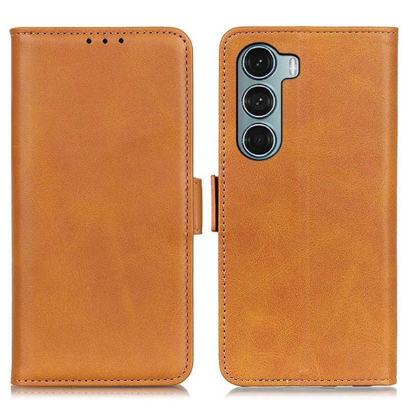 Pouzdra Na Motorola Moto G200 5G Peněženkové Pouzdro Matná Umělá Kůže