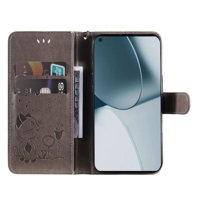 Flipové Pouzdro Na OnePlus 10 Pro Ilustrace Kočky