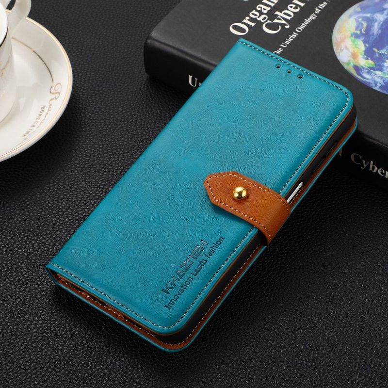 Flipové Pouzdro Na OnePlus 10 Pro Khazneh Bicolor Umělá Kůže