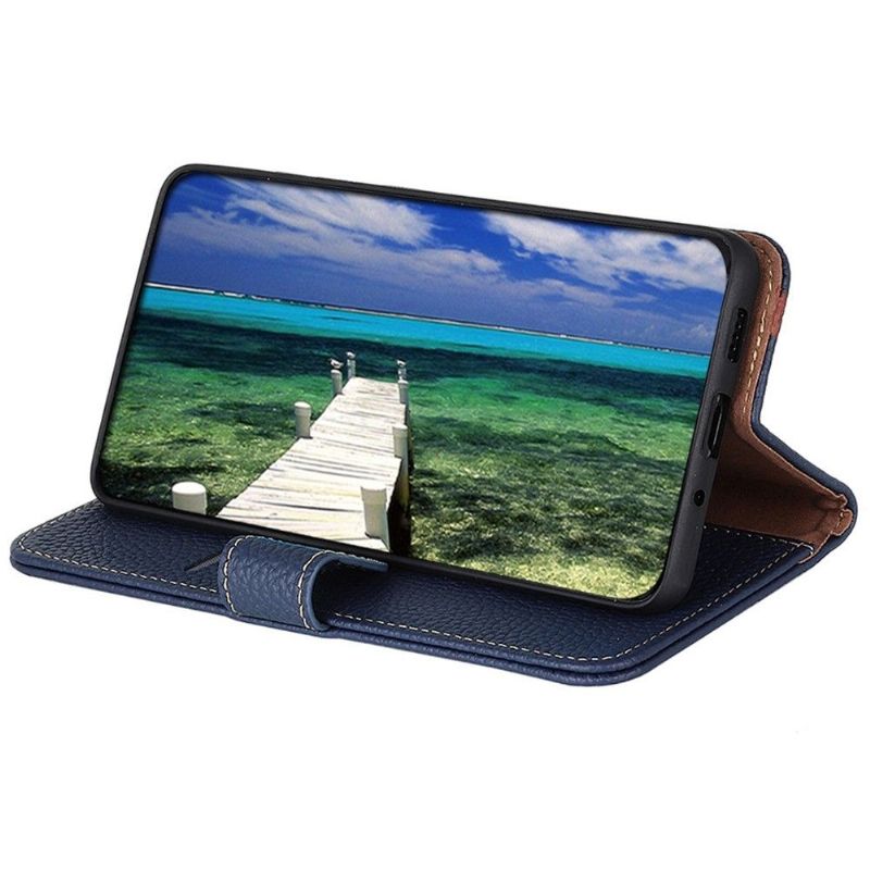 Flipové Pouzdro Na OnePlus 10 Pro Khazneh Zrnitá Kůže