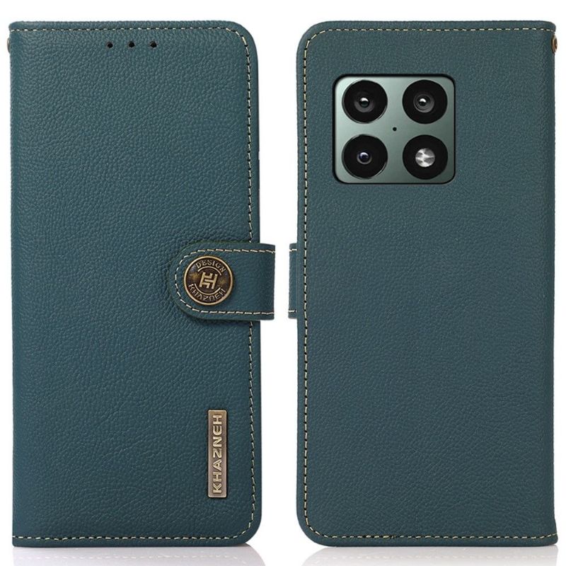 Flipové Pouzdro Na OnePlus 10 Pro Klasická Kůže Khazneh