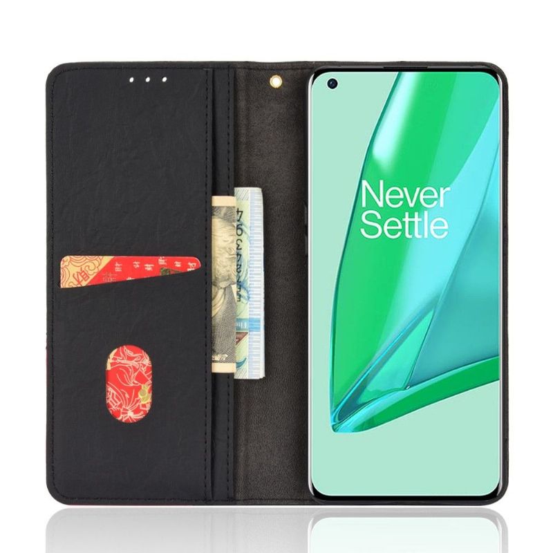 Flipové Pouzdro Na OnePlus 10 Pro Kožené Pouzdro Retro Umělá Kůže