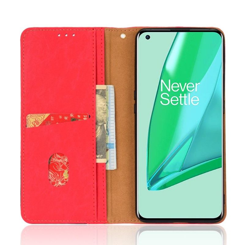 Flipové Pouzdro Na OnePlus 10 Pro Kožené Pouzdro Retro Umělá Kůže
