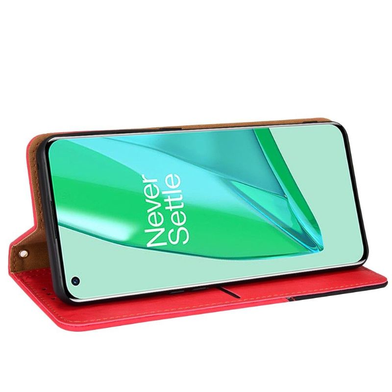 Flipové Pouzdro Na OnePlus 10 Pro Kožené Pouzdro Retro Umělá Kůže