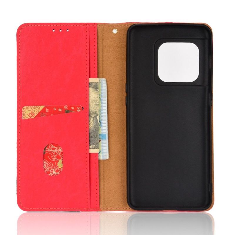 Flipové Pouzdro Na OnePlus 10 Pro Kožené Pouzdro Retro Umělá Kůže
