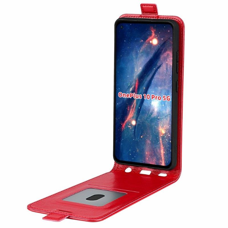 Flipové Pouzdro Na OnePlus 10 Pro Kožené Pouzdro Vertikální Umělá Kůže