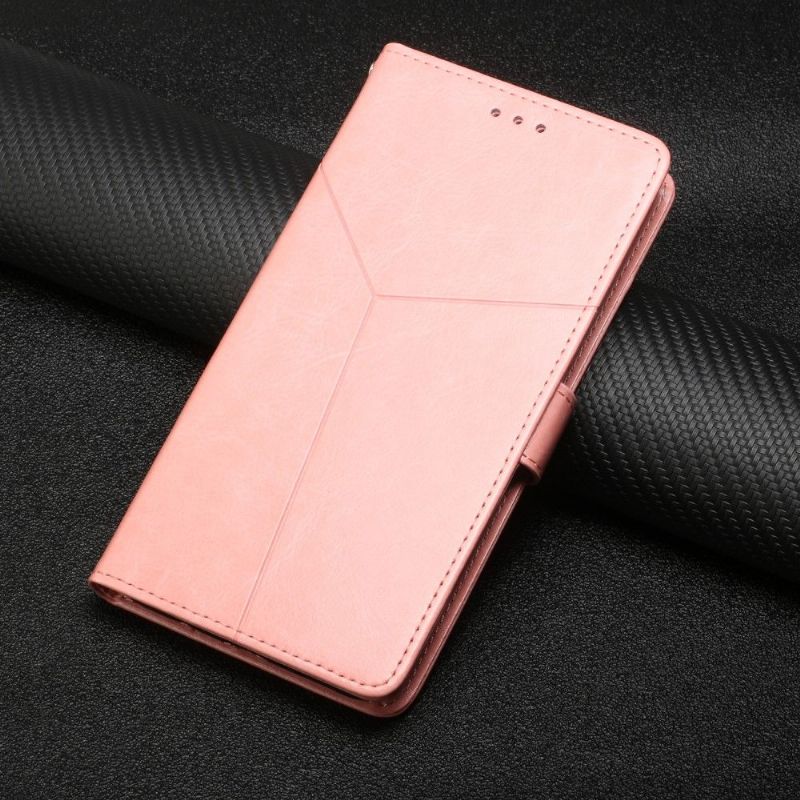 Flipové Pouzdro Na OnePlus 10 Pro Kožený Efekt Čar Y