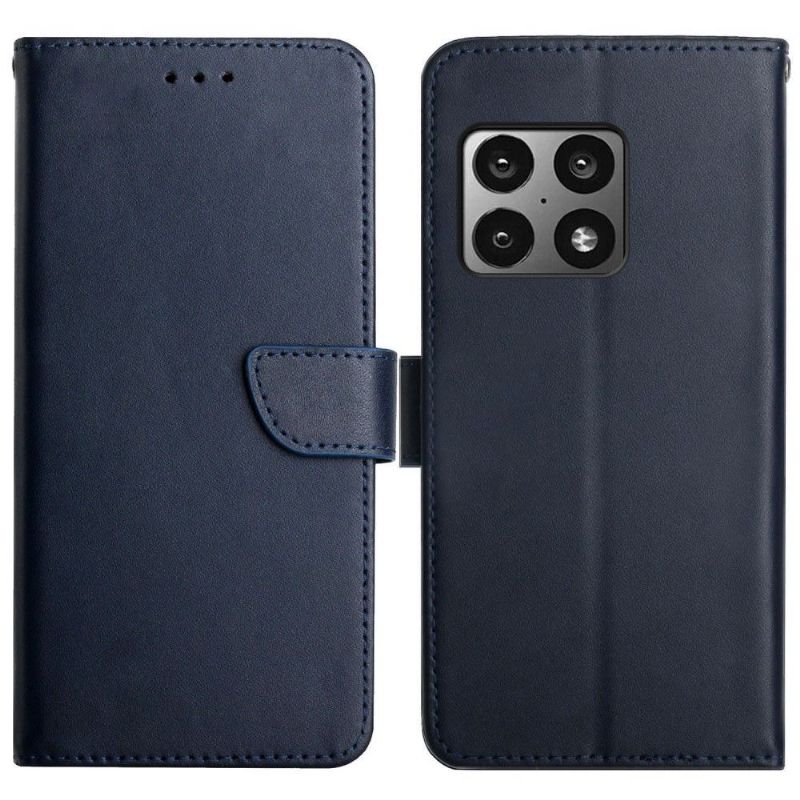 Flipové Pouzdro Na OnePlus 10 Pro Kůže Hladká Na Dotek
