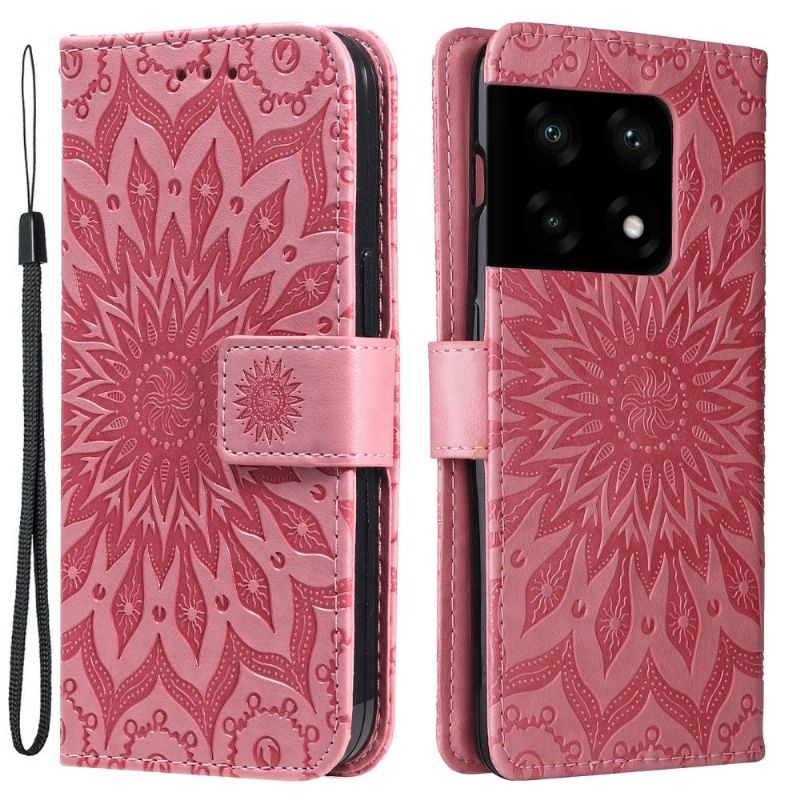 Flipové Pouzdro Na OnePlus 10 Pro Na Lana Slunečnice