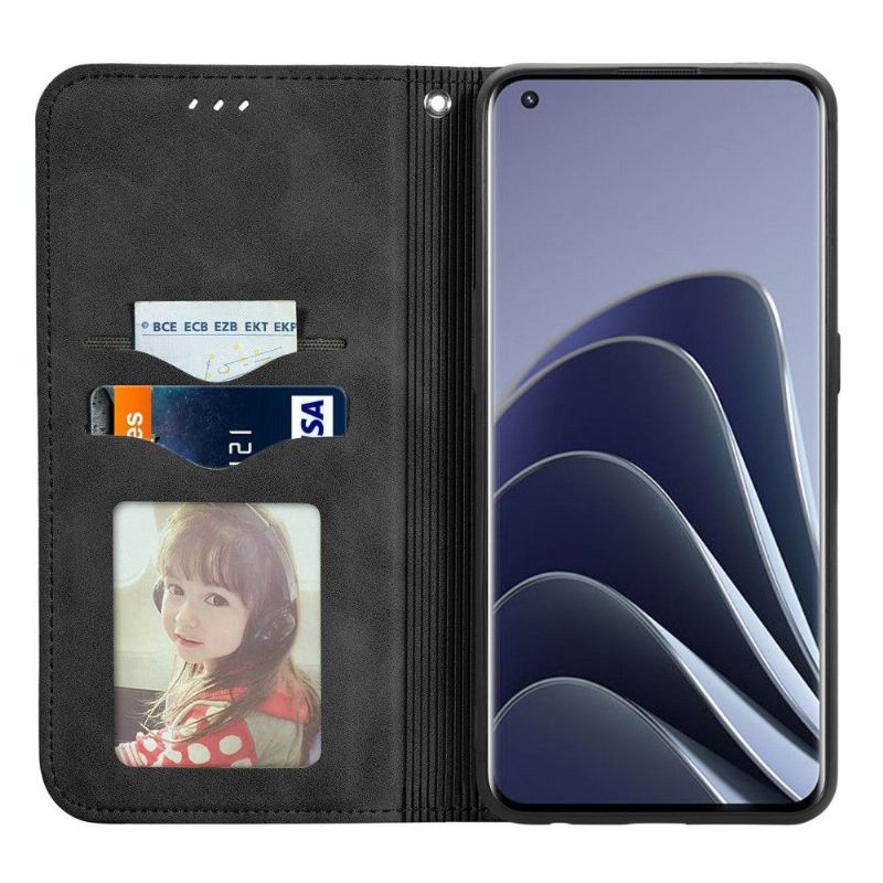 Flipové Pouzdro Na OnePlus 10 Pro Obchodní Retro