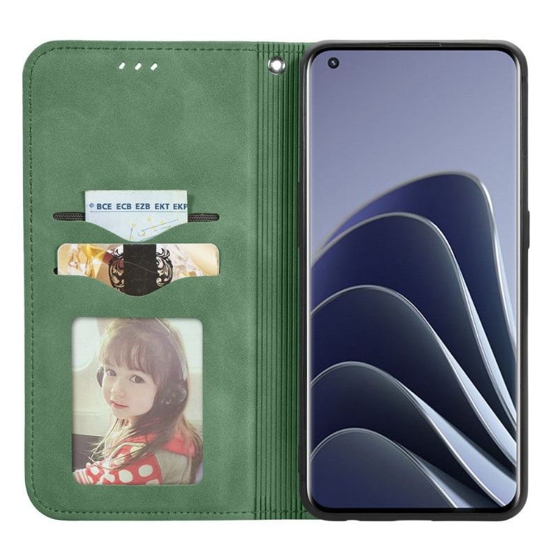 Flipové Pouzdro Na OnePlus 10 Pro Obchodní Retro