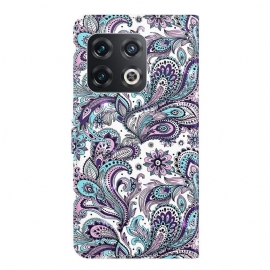 Flipové Pouzdro Na OnePlus 10 Pro Paisley Flower