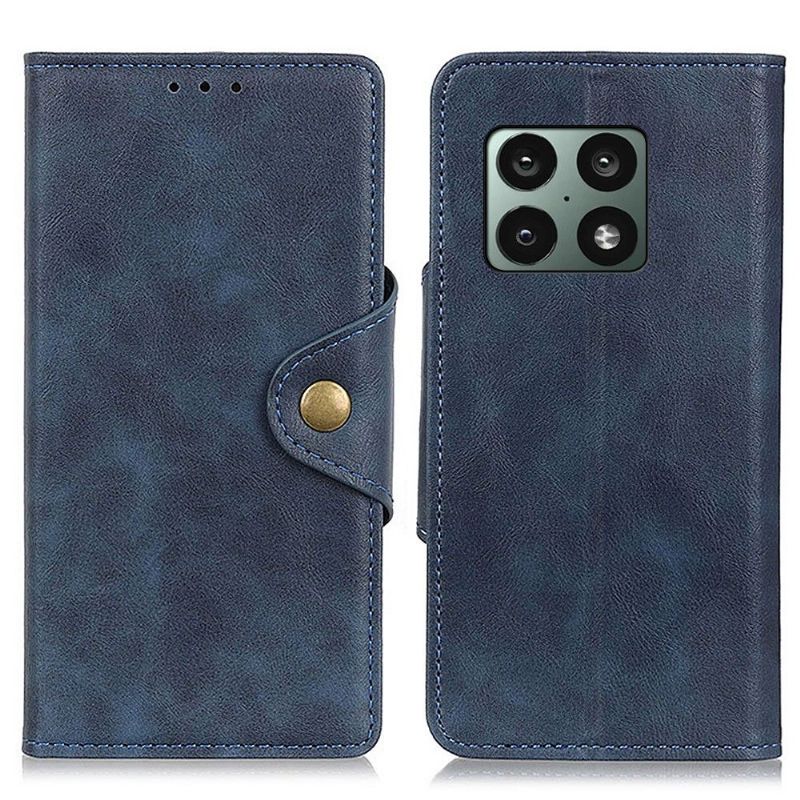 Kožené Pouzdro Na OnePlus 10 Pro Full Protect Matná Umělá Kůže
