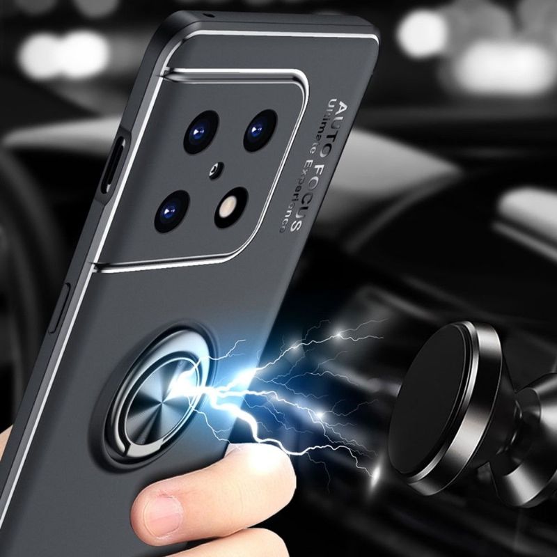 Kryt Na OnePlus 10 Pro Silikon S Otočnou Podpěrou