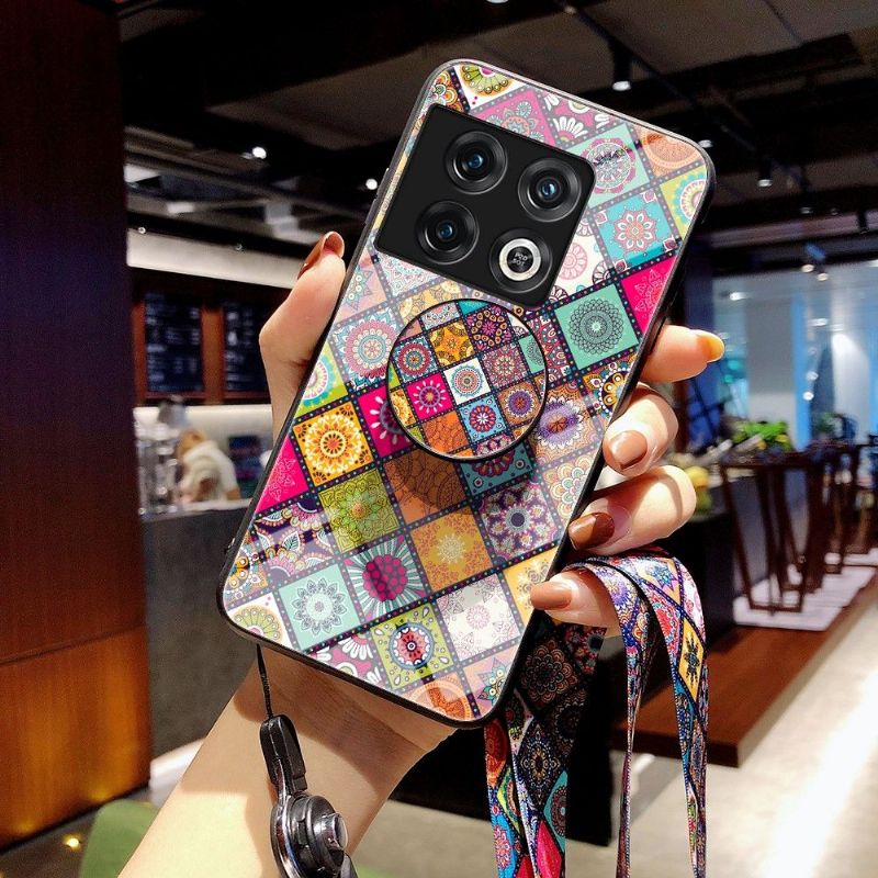 Kryty Na Mobil Na OnePlus 10 Pro Mandalový Kaleidoskop Se Stojanem