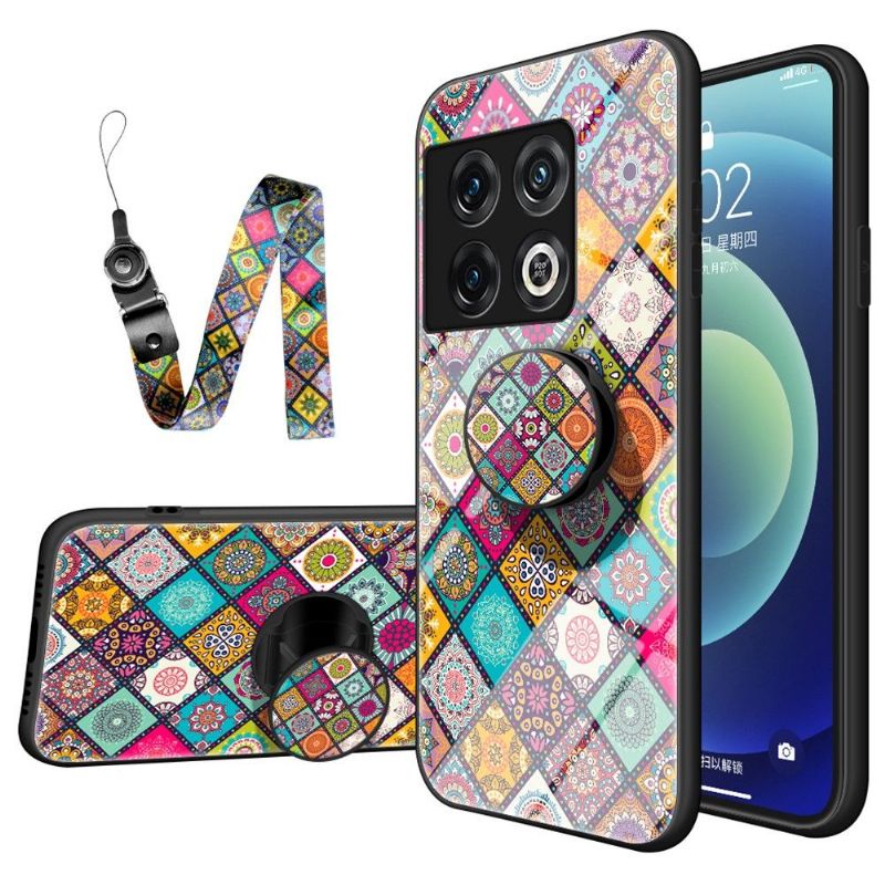 Kryty Na Mobil Na OnePlus 10 Pro Mandalový Kaleidoskop Se Stojanem
