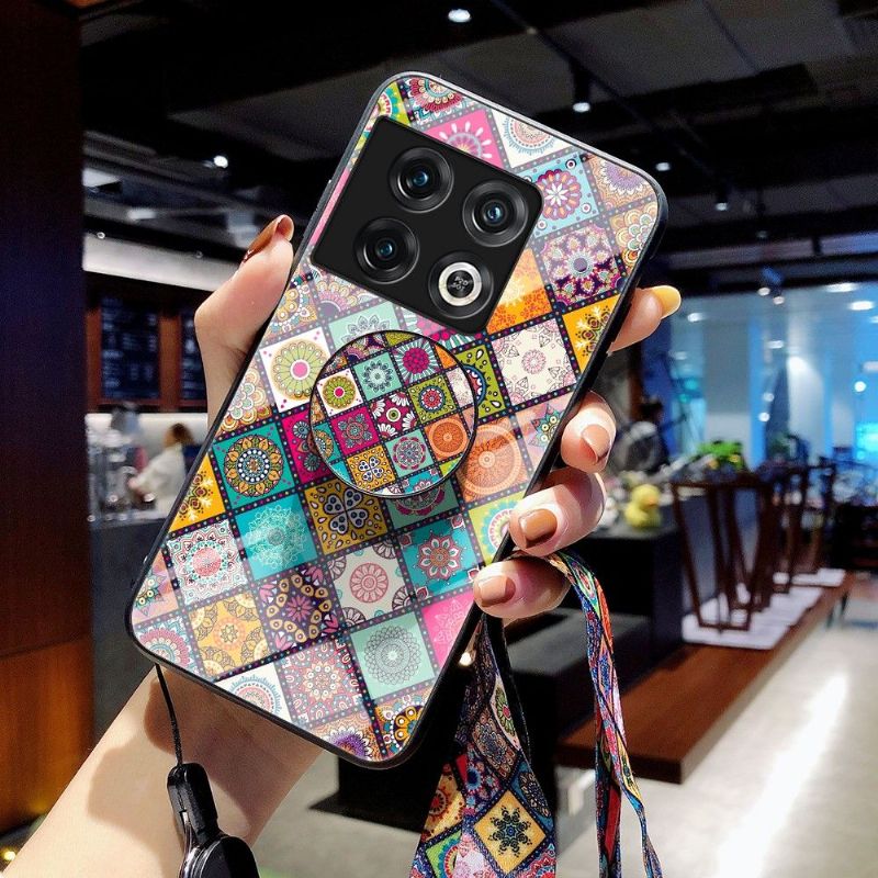 Kryty Na Mobil Na OnePlus 10 Pro Mandalový Kaleidoskop Se Stojanem