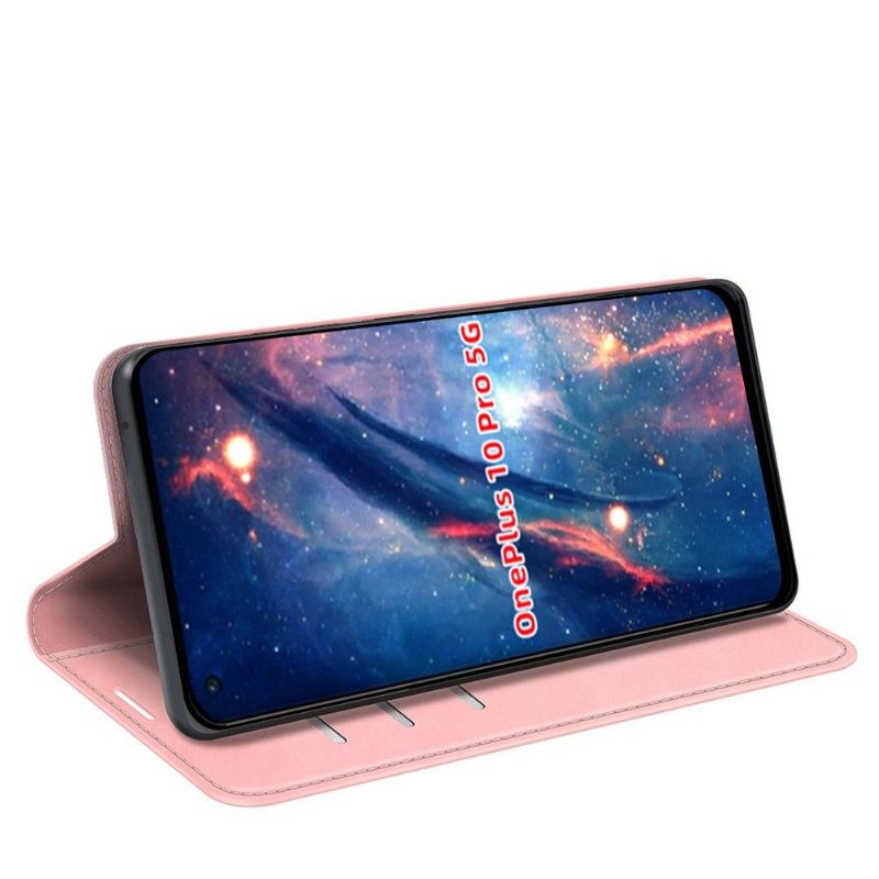 Pouzdra Na OnePlus 10 Pro Funkční Stojan Z Umělé Kůže
