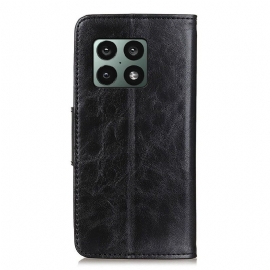 Pouzdra Na OnePlus 10 Pro Klasická Umělá Kůže Edouard