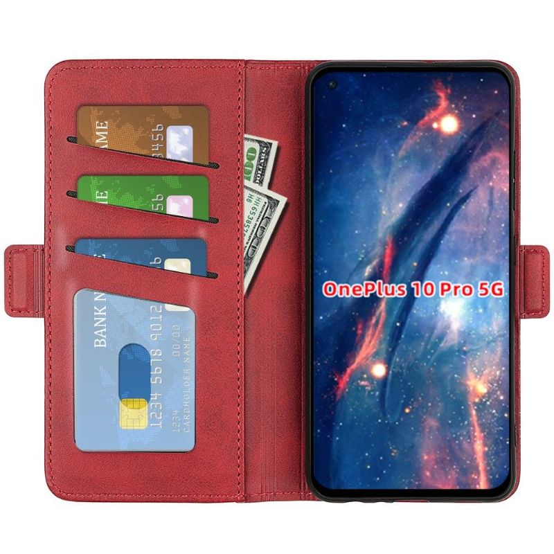 Pouzdra Na OnePlus 10 Pro Peněženkové Pouzdro Matná Umělá Kůže