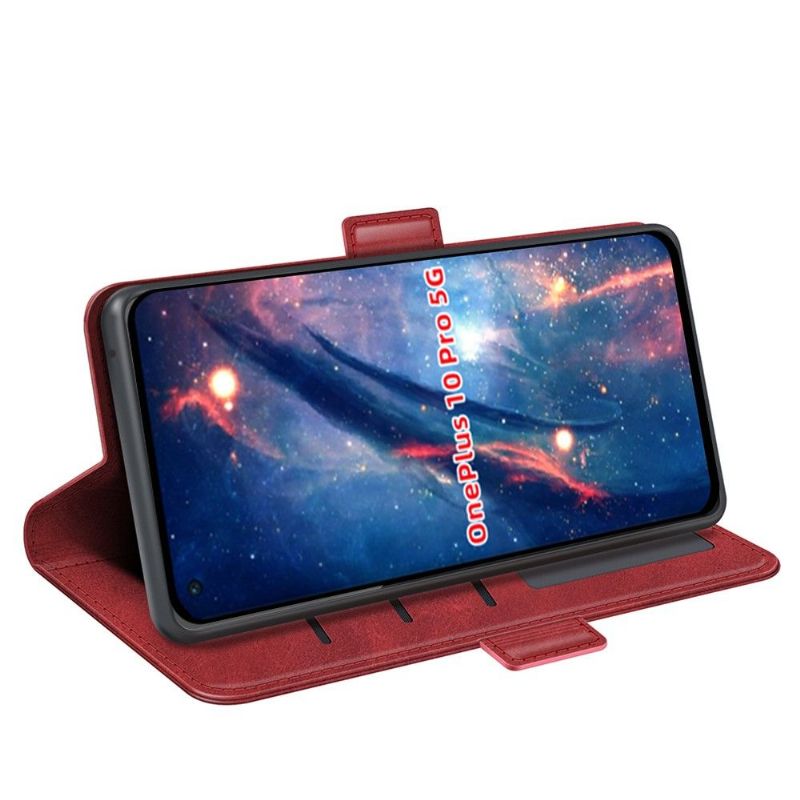 Pouzdra Na OnePlus 10 Pro Peněženkové Pouzdro Matná Umělá Kůže