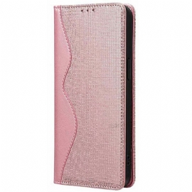 Kožené Pouzdro Folio Na Realme C75 Rfid Ochrana Vlnitý Design